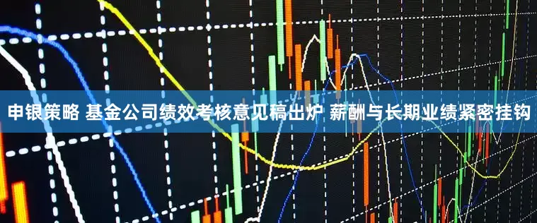 申银策略 基金公司绩效考核意见稿出炉 薪酬与长期业绩紧密挂钩